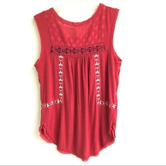 Free People embroidered tank top XS - Picture 2 of 13